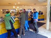 Accueil chaleureux à la caisse