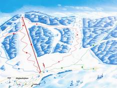 Plan des pistes Schwarzenbachlift – Altglashütten
