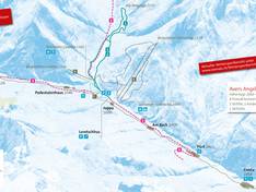 Plan des pistes Avers