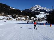 Piste facile au téléski de Bögrain