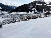 Descente vers la vallée avec vue sur Matrei