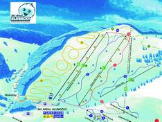 Plan des pistes Hlubočky