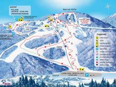 Plan des pistes Stari Vrh