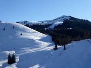 Vue sur le domaine skiable Sudelfeld