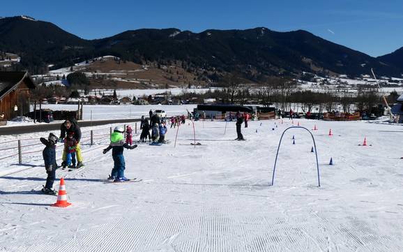 Domaines skiables pour les débutants dans les Alpes d'Ammergau – Débutants Steckenberg – Unterammergau