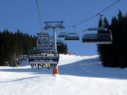 Magic 6er - 6 places | Télésiège rapide (débrayable) avec capots de protection et sièges chauffants