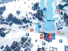 Plan des pistes Witów