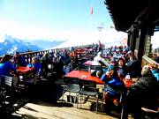 Terrasse panoramique au restaurant d’altitude Käserstatt