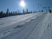 La descente depuis le télésiège