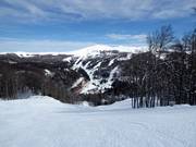 Vue depuis le Vilina Voda (1841 m) vers le Vrh Troglava (2072 m)