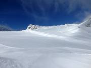 Le glacier du Dachstein est abondamment approvisionné en neige naturelle.