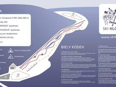 Plan des pistes Hlobišov – Hronec