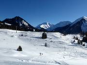 Piste facile au bas du Thaneller
