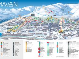 Plan des pistes Hemavan
