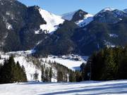 Vue sur les hébergements au Spitzingsee
