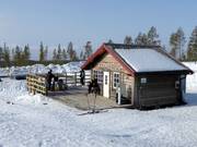 Salle chauffée dans le domaine skiable Idre Himmelfjäll