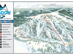 Plan des pistes Hogadon Ski Area