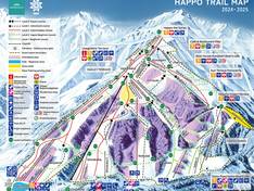Plan des pistes Happo-One – Hakuba
