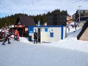 Toilettes payantes à la station de vallée