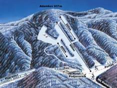 Plan des pistes Podjavorník