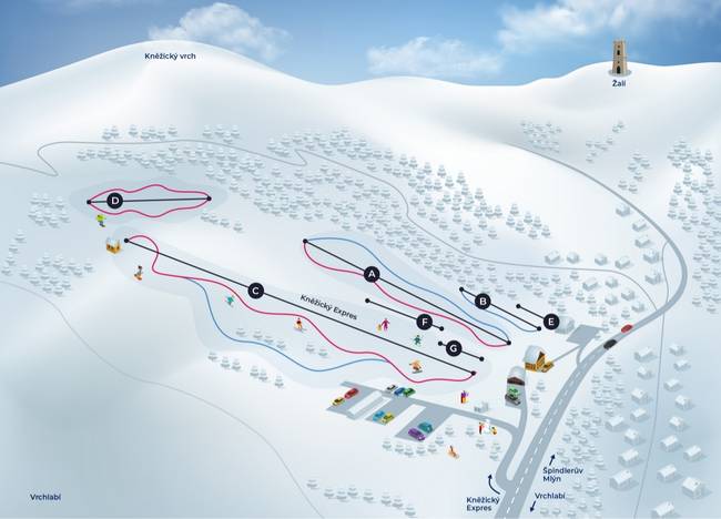 Vrchlabí – Kněžický vrch