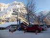 Oberland bernois: Accès aux domaines skiables et parkings – Accès, parking First – Grindelwald