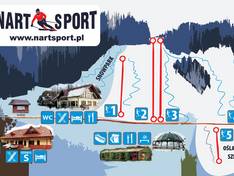 Plan des pistes Rąblów