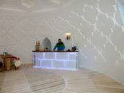 Dans le village d'igloos