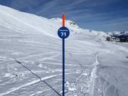 Signalisation exemplaire des pistes