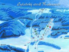 Plan des pistes Radvanice