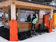 Zone de caisse soignée au téléski Gampenlift