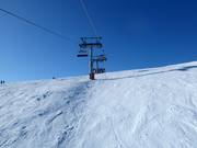 Terrain libre sous le télésiège