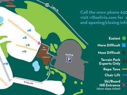 Plan des pistes Villa Olivia – Bartlett