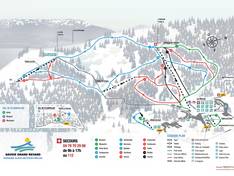 Plan des pistes La Féclaz