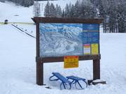 Plan des pistes Fairmont Hot Springs