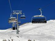 Gütsch-Flyer - 6 places | Télésiège rapide (débrayable) avec capots de protection