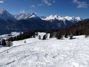Pentes de poudreuse jusqu'à Ftan