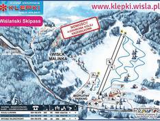 Plan des pistes Klepki – Malinka (Wisła)