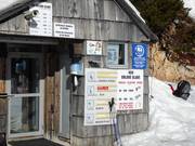 Informations à l’embarquement du télésiège