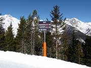 Signalisation des pistes au Klausberg
