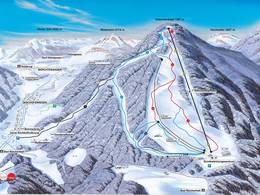 Plan des pistes Götschen – Bischofswiesen
