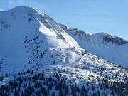Vue sur la piste Doladizza