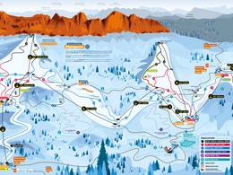 Plan des pistes Carezza