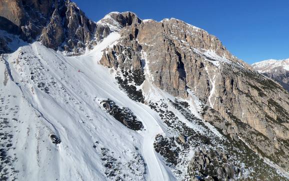 Domaines skiables pour skieurs confirmés et freeriders Cortina d’Ampezzo – Skieurs confirmés, freeriders Cortina d'Ampezzo