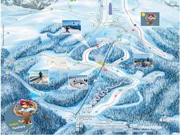 Plan des pistes Corno del Renon (Rittner Horn) – Renon (Ritten)