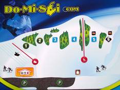 Plan des pistes Do-Mi-Ski – Dolbeau-Mistassini