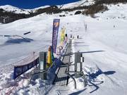 Tapis magique (l'un des nombreux dans le domaine skiable)