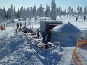 Snack à la station supérieure du télésiège CineStar