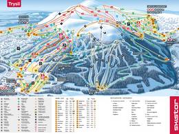 Plan des pistes Trysil