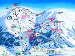 Plan des pistes Diedamskopf – Schoppernau